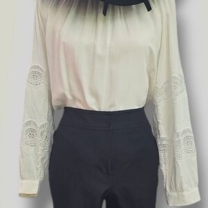 Loft, White Blouse, Size: Small,